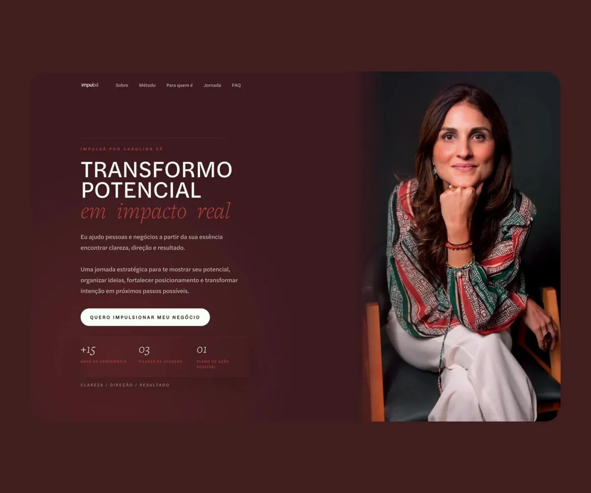 Site criado para Impulsá